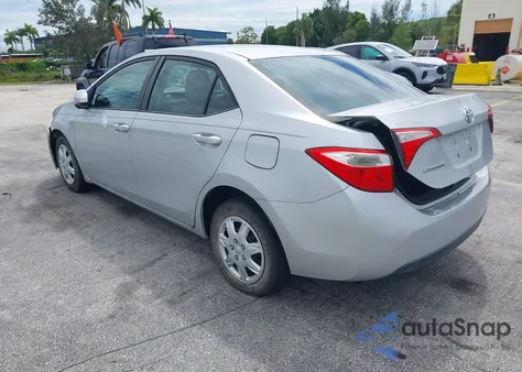 2014 Toyota Corolla L from USA, damaged, VIN 2T1BURHEXEC104607